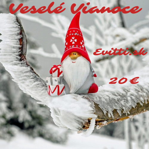 Darčekový poukaz Veselé Vianoce 20 €